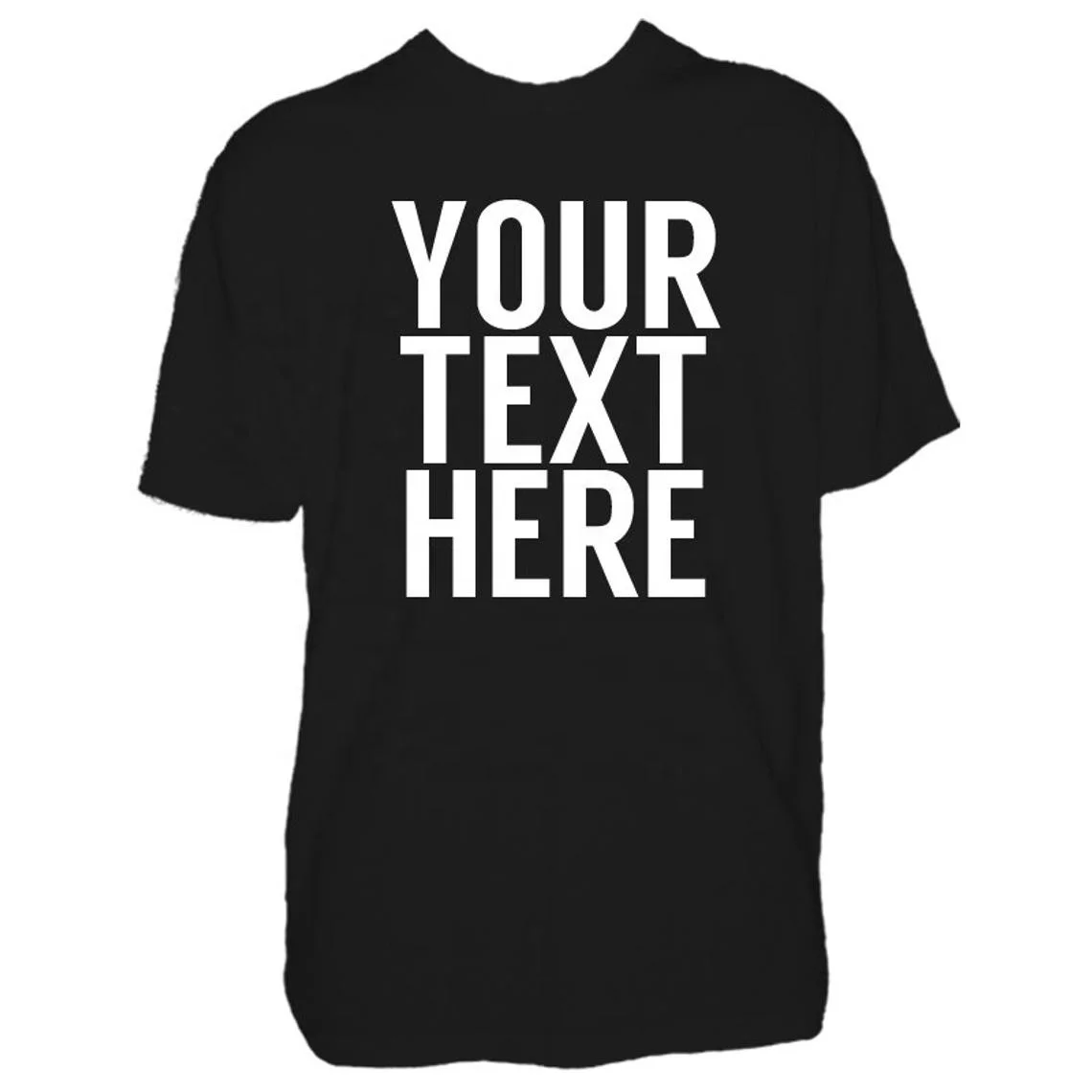 
Mens Custom Printed T Shirt - Any Name or Text Personalised Tshirt - Personalized Work Stag Night Party T-Shirt Funny Gift Prese 