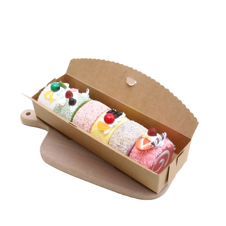 baked biscuit moon cake food packaging gift box paper box creative house shaped cookie box design