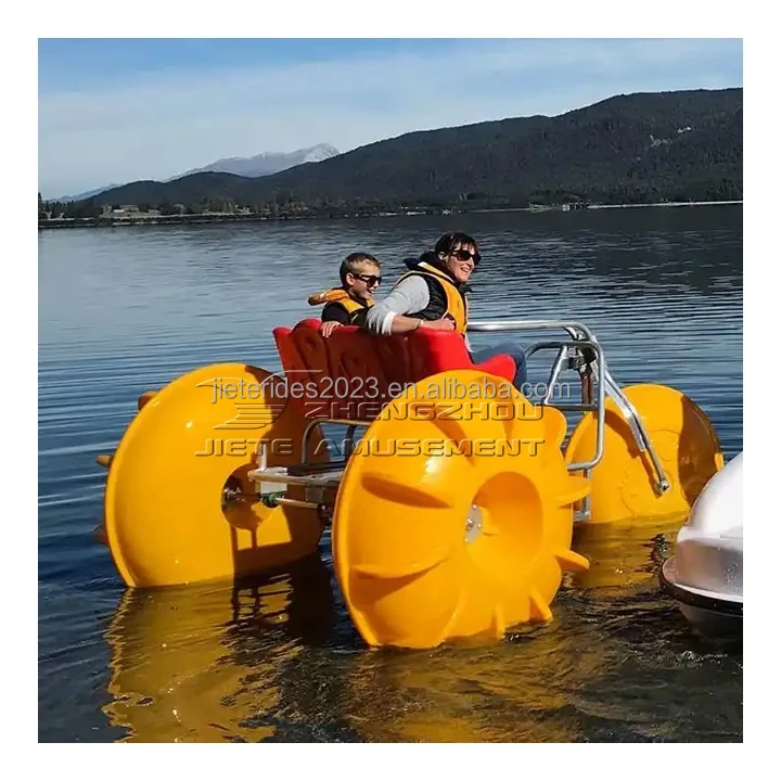 3 big wheels aquatic tricycle water sea pedal bike