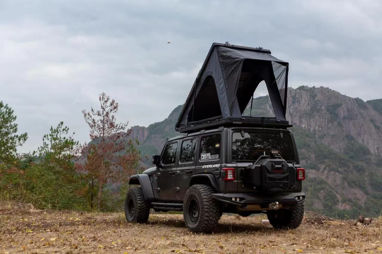 ENJOIN High Quality Hard Shell Roof Tent Aluminum Cover Luggage Rack Aluminum Car Roof Top Tent For Camping