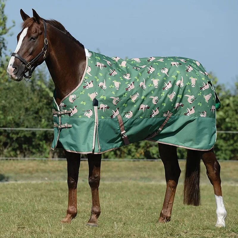 Customize Equestrian Supplier High Quality Horse Rugs Winter Waterproof Essential Standard Neck Blanket for Horses
