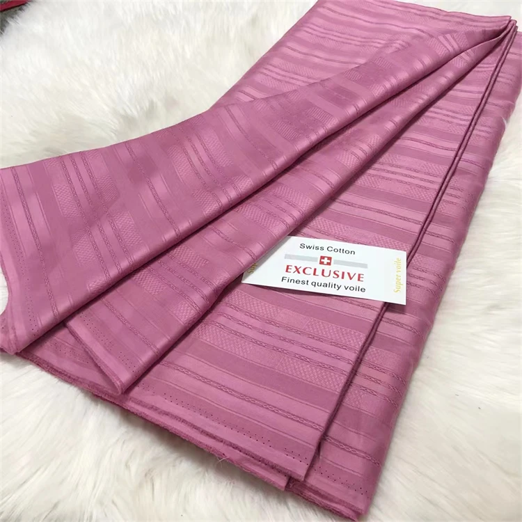 Waterproof Clothes Nigerian Fabric 100% Cotton Swiss Voile Fabric African Atiku Fabric For Men