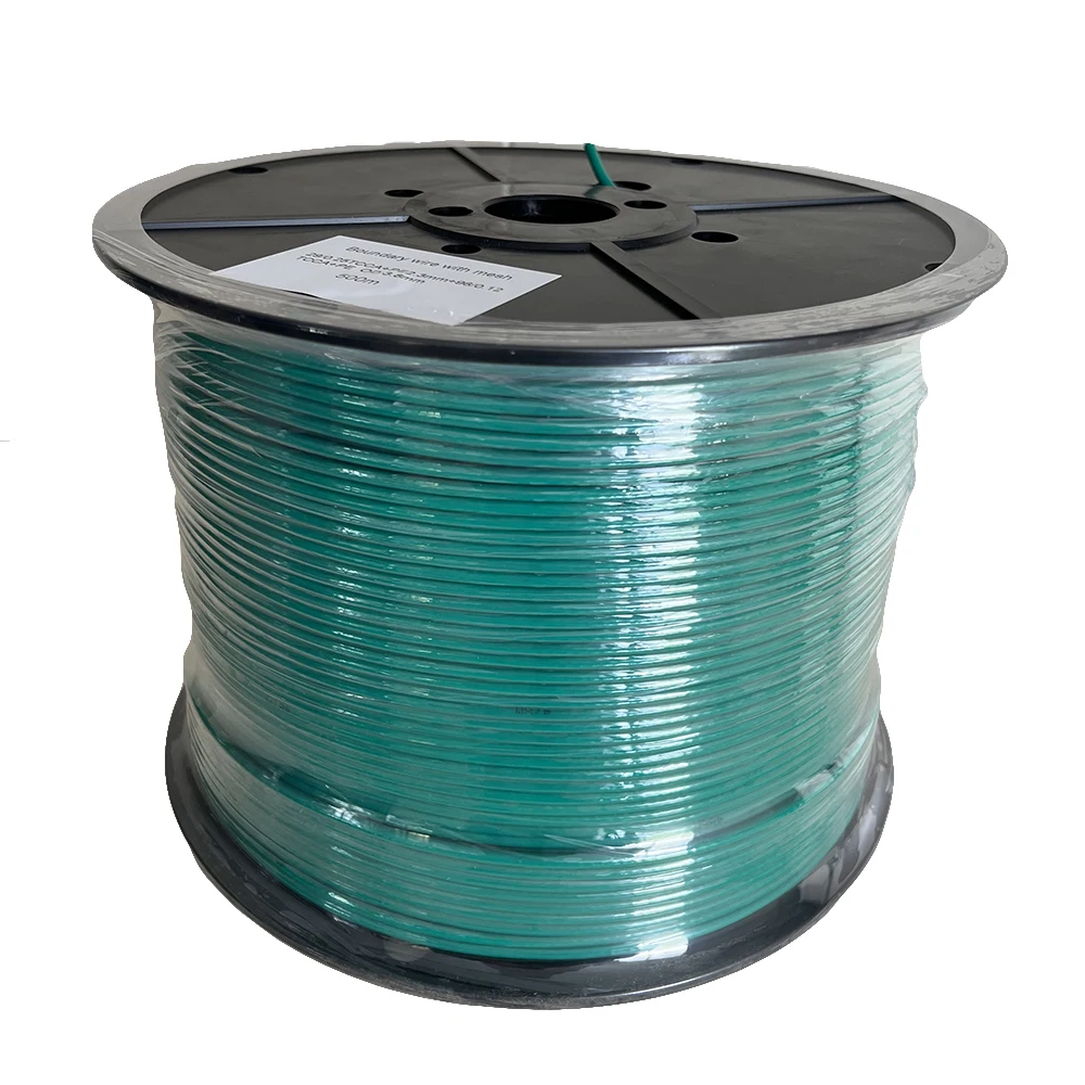 Robotic lawn mower cable in electrical wires with mesh boundary wire electric