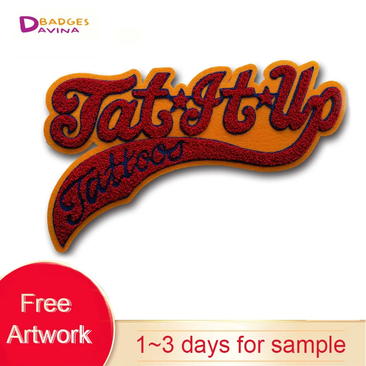 Personalizados Parches Bordados Para De Ropa Embroidered Services Custom Letters Logo Embroidery Patches