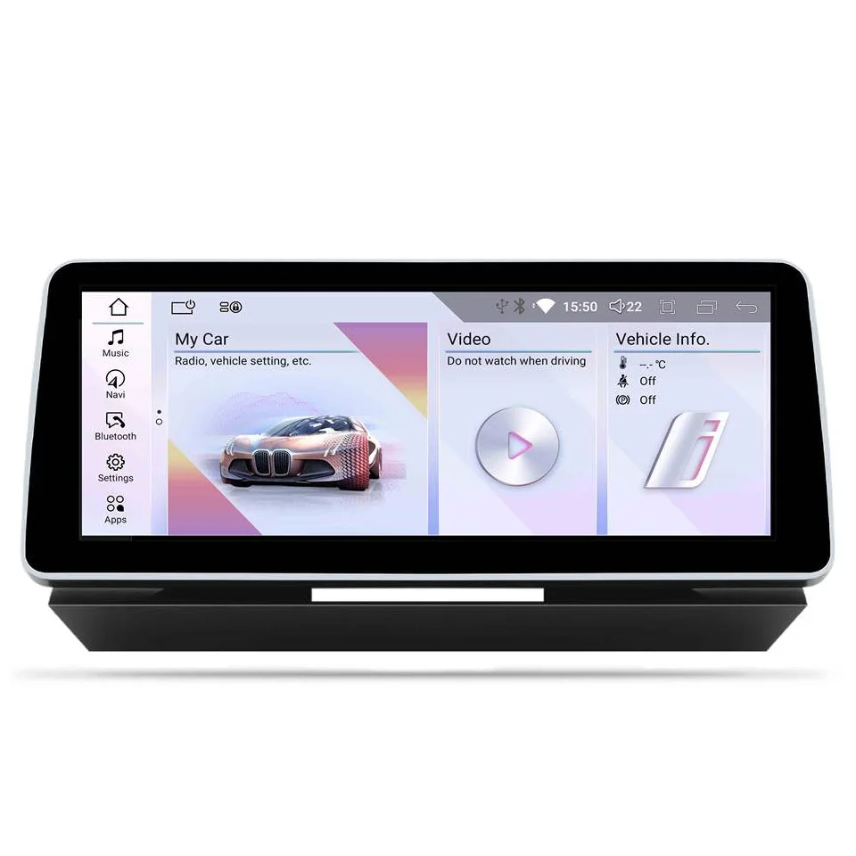 Head Unit Carplay Navigation YZG 12.3 Inch Screen Navigation Android Radio After Market For Bmw E90 320 No I-drive LHD