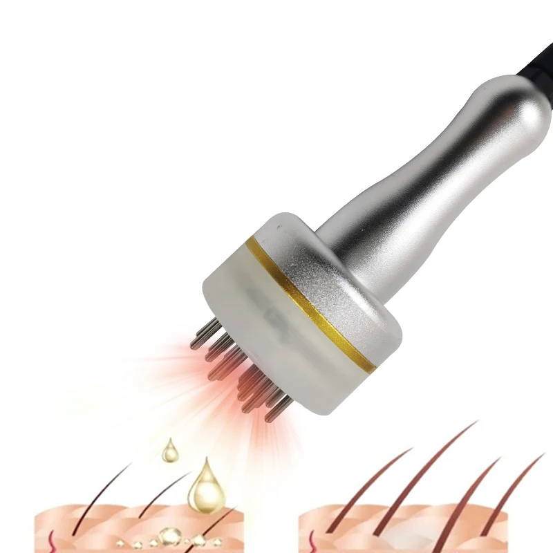 Oxygen Jet Spray gun hair follicle testing hair loss treatment scalp massager brush hair growth machine