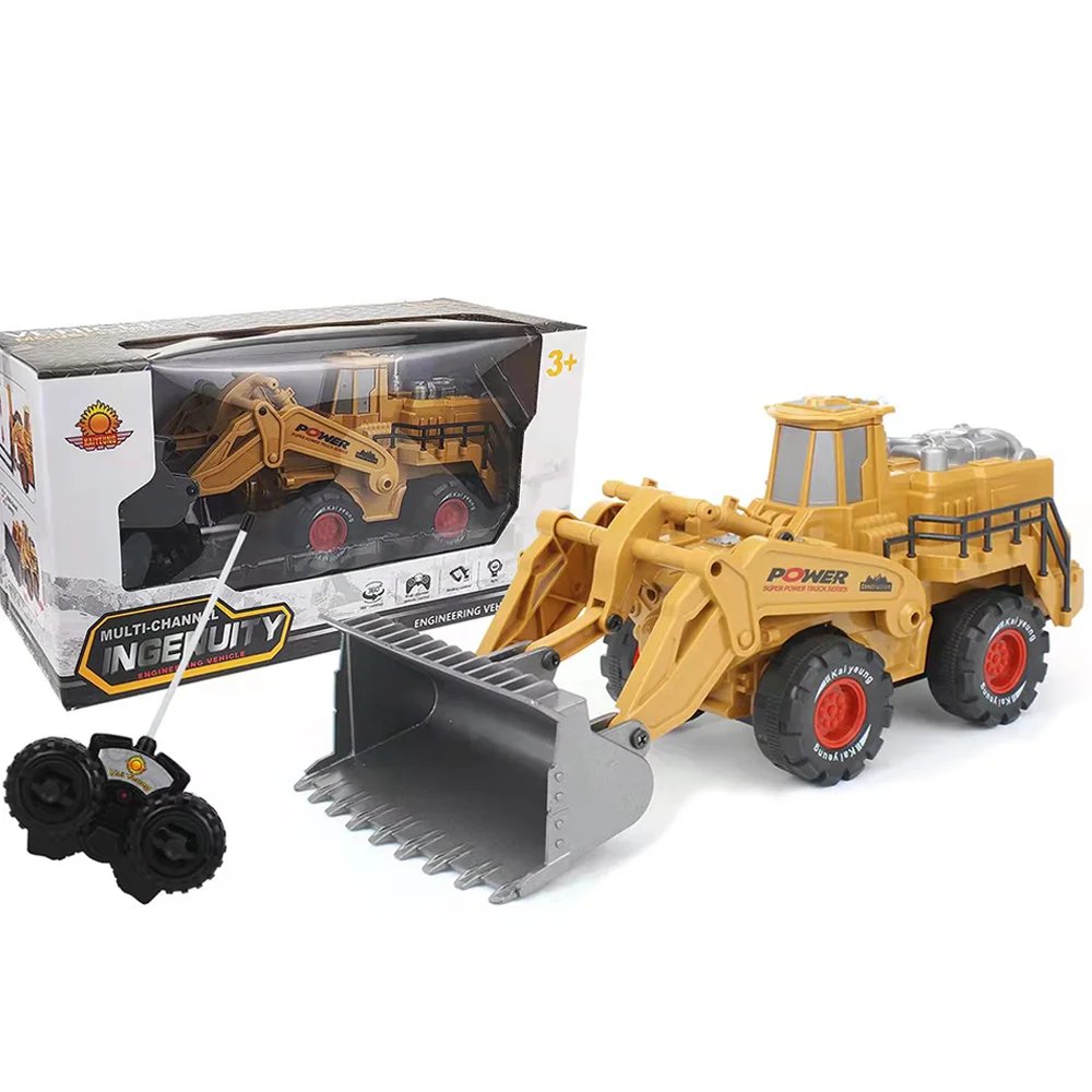 Full Functional Front Loader RC Remote Control Construction Toy Tractor with Lights Sounds 1:14 toy car