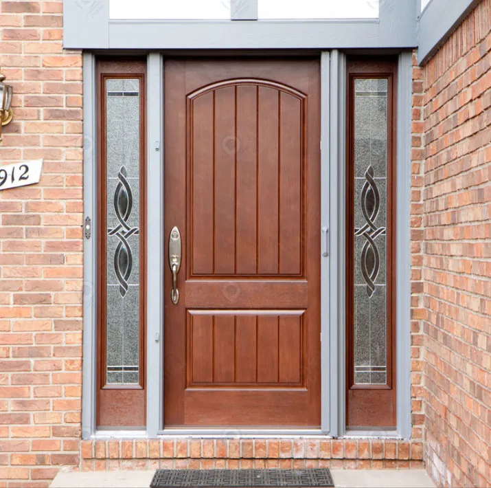 Prima Exterior Internal Room Slab Shaker Door Prehung Wood Plastic Front Bi-Fold Other Entry Doors For Houses With Smart Lock