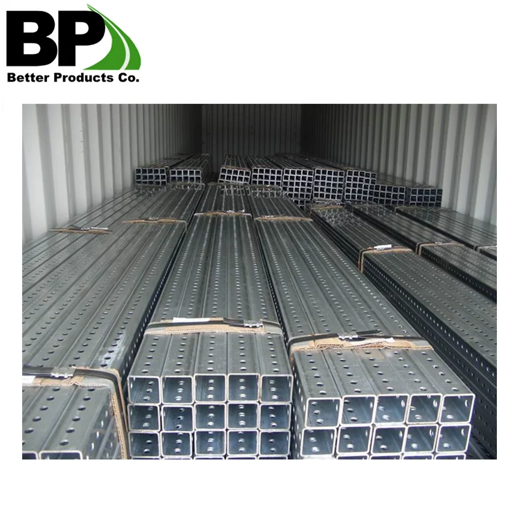 Perforated square Steel Tubing