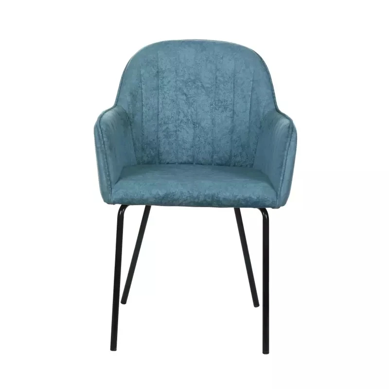 Popular Sale Simple Design Comfortable Luxury Restaurant Hotel Chair Upholstered Velvet Fabric Dinning Dining Chairs