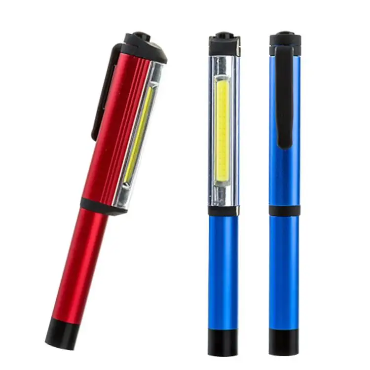 Aluminium 3 AAA Dry Battery Clip Laser Mini light up led Pen Torch Light