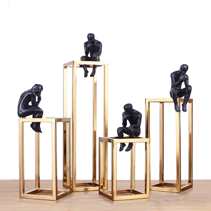 
China Manufacturer Nordic Resin Thinker Home Decoration Luxury Decor For Home 