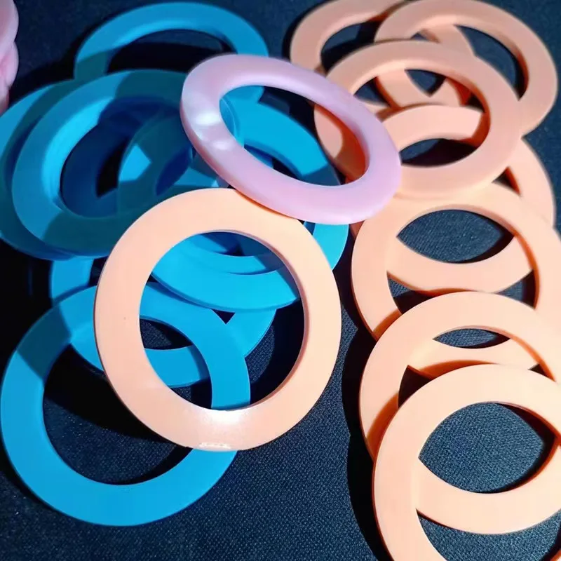 Processing custom food grade flat silicone rubber gasket