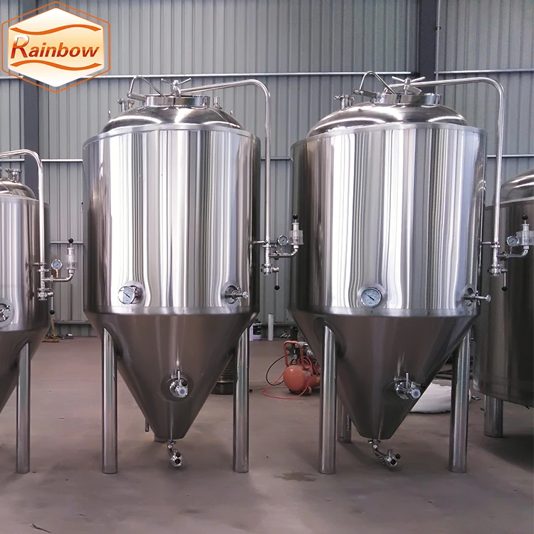 stainless steel sanitary beer beverage equipment 5bbl conical fermentation bucket cooling jacket unitanks