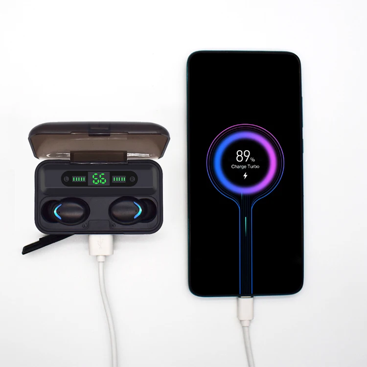 Amazon Best Seller 2023 New Wireless Earphone Bass Earbuds 5.0 Stereo Earphone F9 F9-6 F9-9 I12 TWS