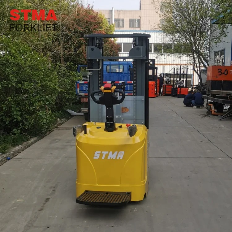 STMA фирменный стенд на паллет грузовик 1 5 тонн полный Электрический штабелер с 5500 мм триплекс