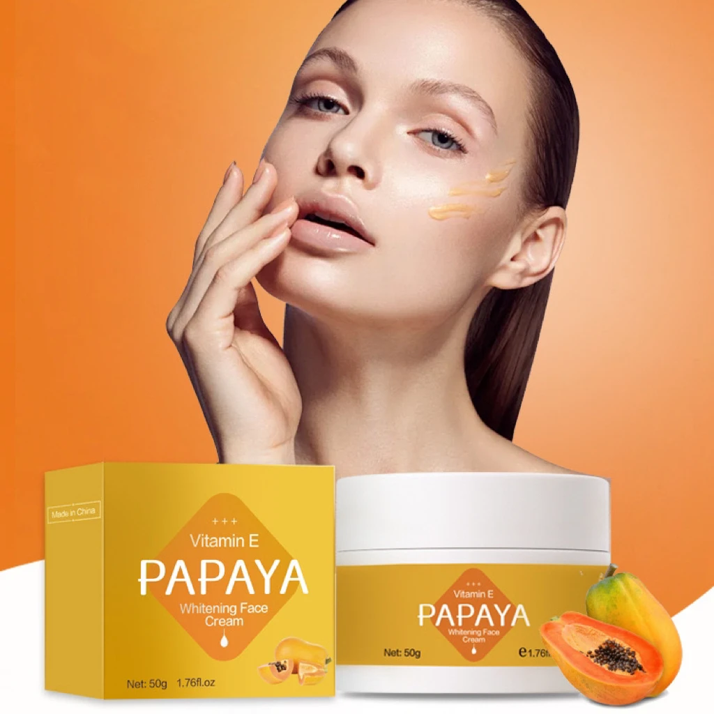Naturals Face papaya Cream Skin 7Days Whitening Lightening pawpaw Cream Female Night pawpaw Lightening Cream
