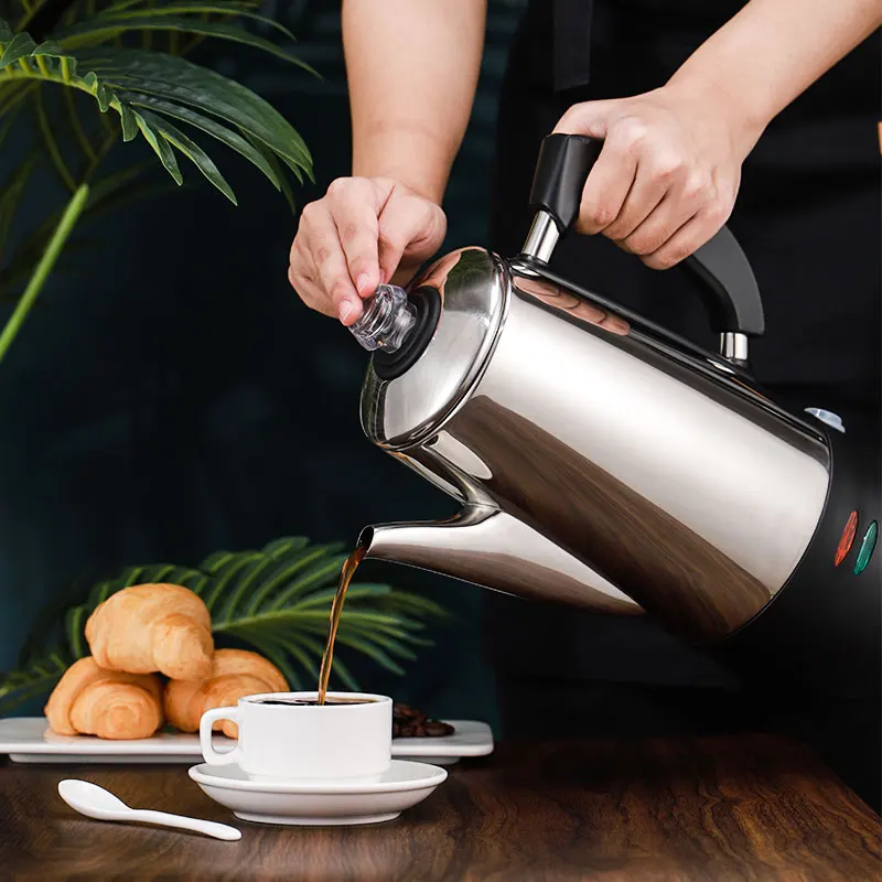 professional stainless steel induction outdoor stove top travel manual hand held cooks espresso coffee maker on sale