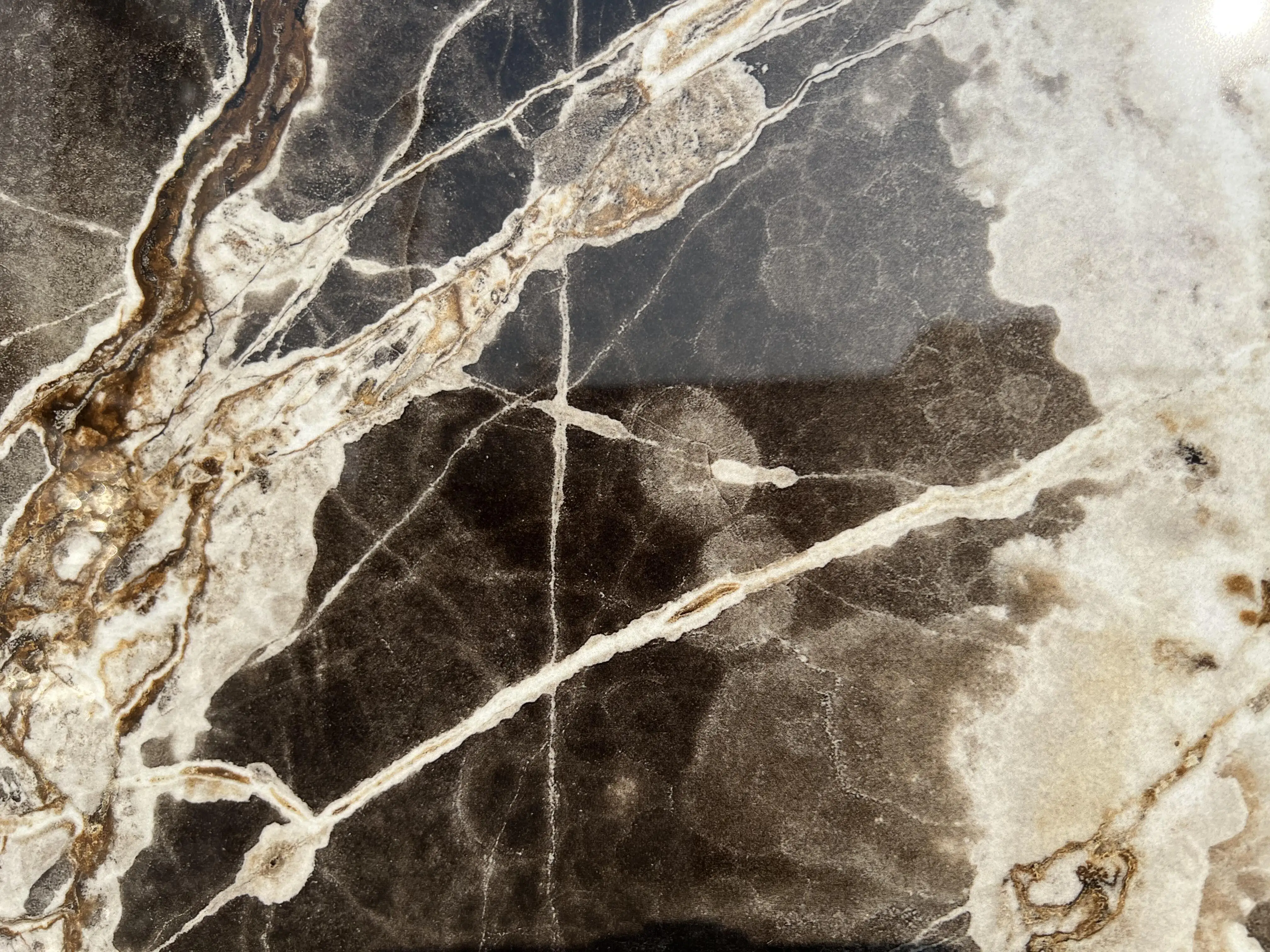 Best Selling Custom Artificial Black crystal jade quartz stone slabs splash proof indoor countertops sintered stone