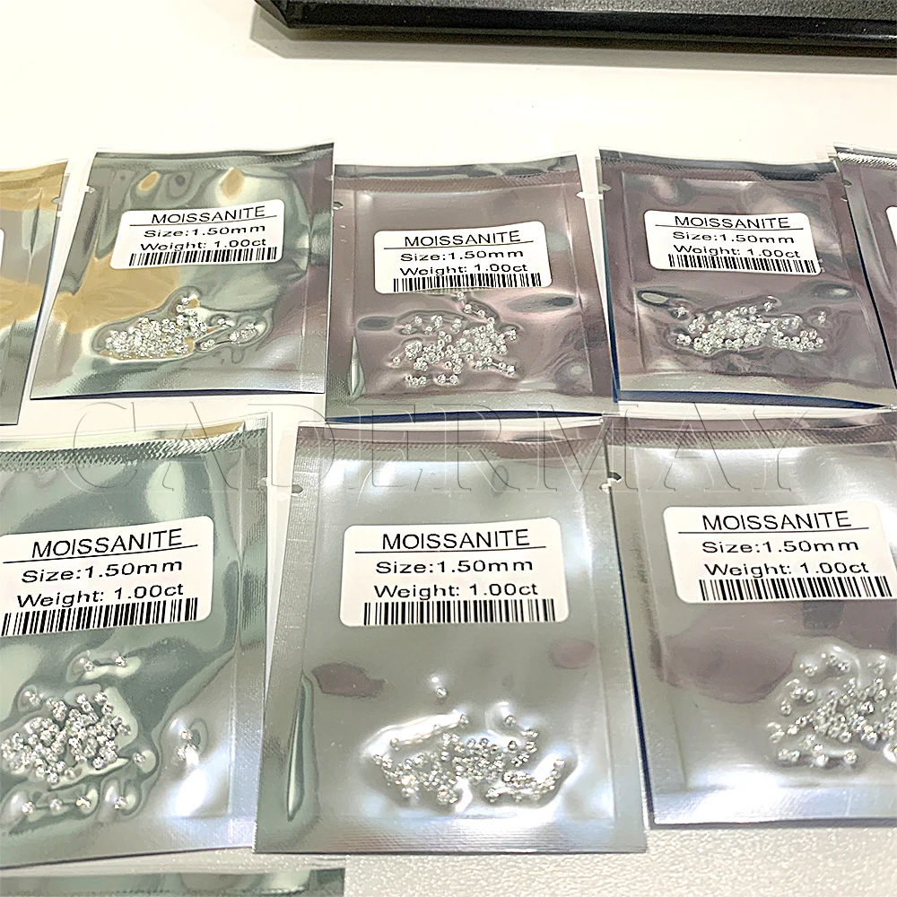 Wholesale Small size Synthetic Stone Round Brilliant Cut Melee Lab Grown Loose Moissanite VVS Diamond