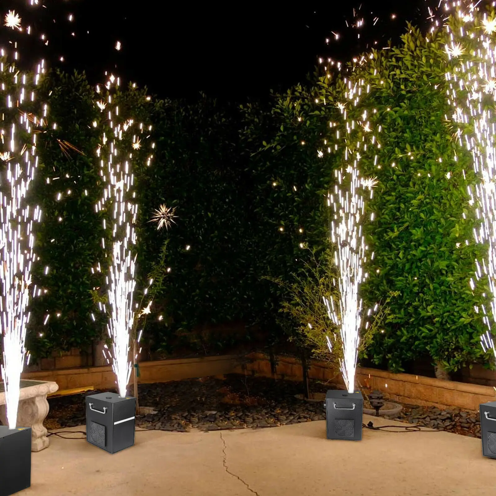 600w 750w Cold Spark Fireworks Spark Fountain Sparkler Machine