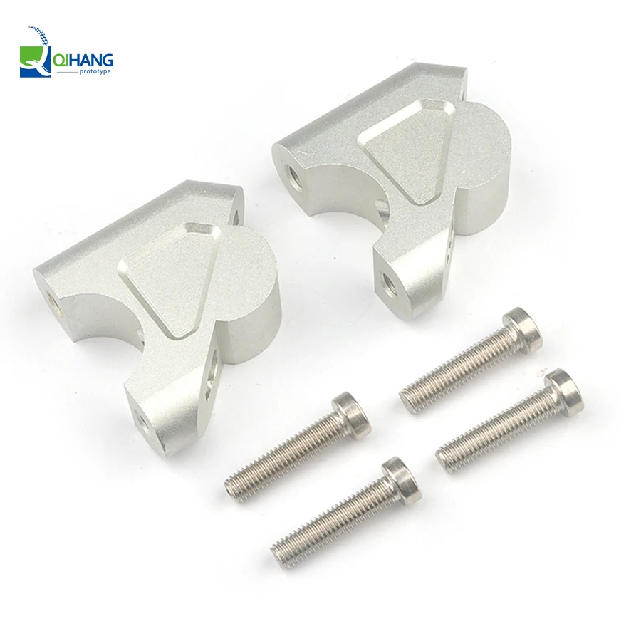 
Precision 1200ADV1250 waterfowl aluminum alloy 7075 anodized black nc machining handle raising block 