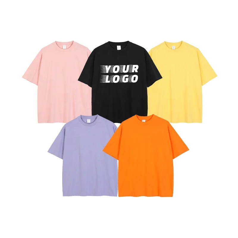 New Style 100% Cotton Heavy Tshirt High Quality Mens Oversized Tshirt Custom Logo Oversized Tshirt