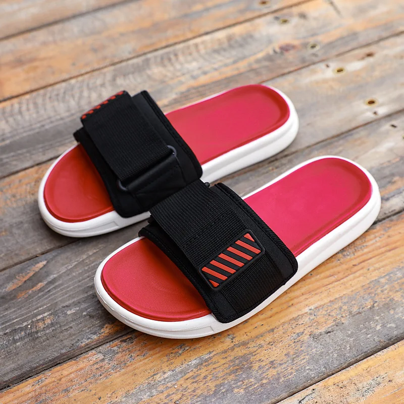 Summer Outdoor Slippers Men Casual Beach Slides Mens Soft Comfort Sandals