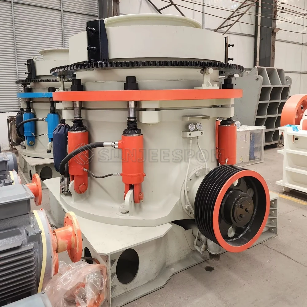 200tph River Pebble Cone Crusher Plant Hard Stone Gold Ore Hydraulic Cone Crusher Brands