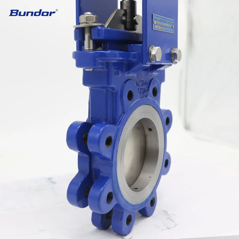 Клапан затвора для ножа Bundor DN150 PN16, китайский проушиной, из ковкого чугуна, 150 мм, клапан затвора для ножа