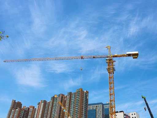 Лидер продаж 8 тонн 80 м башенный кран с плоским верхом R165-8RD для строительства