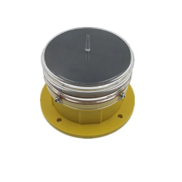 solar barricade led warning light for traffic, road, aviation obstruction, boat, dock warning use