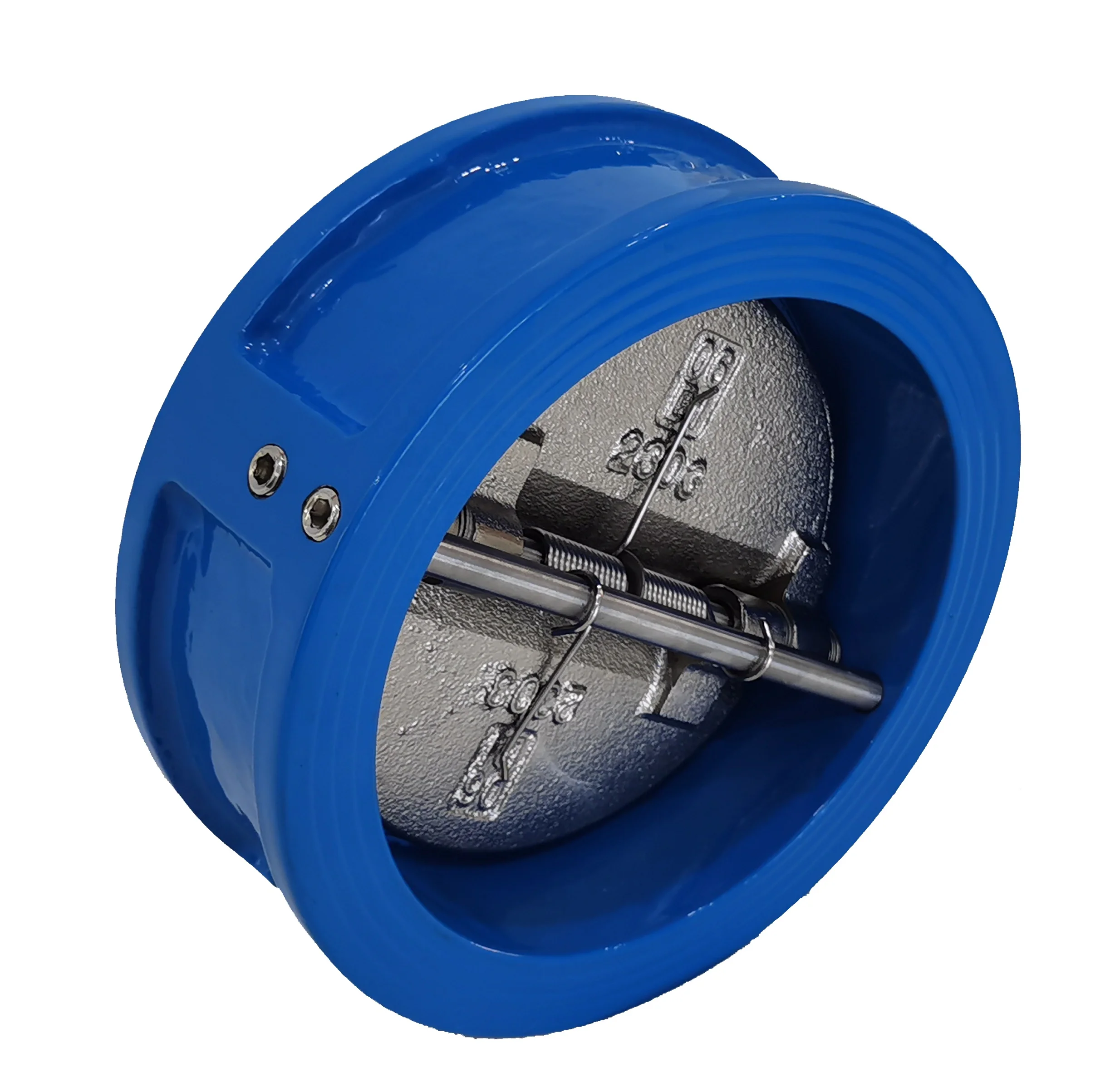 DN100 PN16 Ductile Iron Double Door Wafer Check Valve