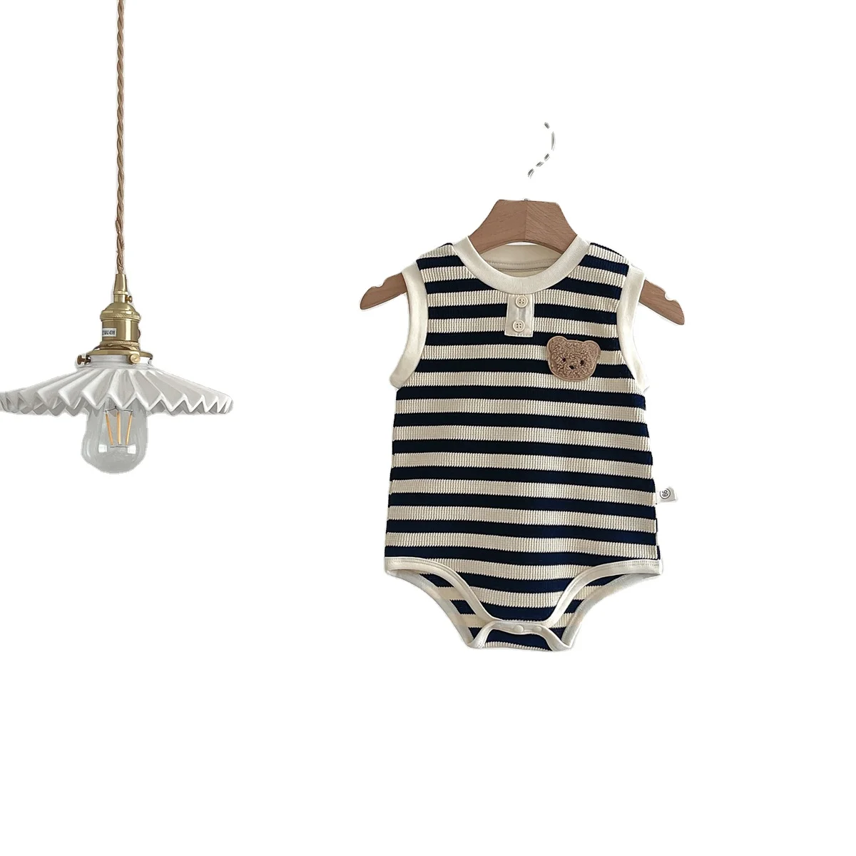 New Arrival Wholesale kids clothes pure cotton summer baby clothing 66-90 cm boys and girls onesie low price