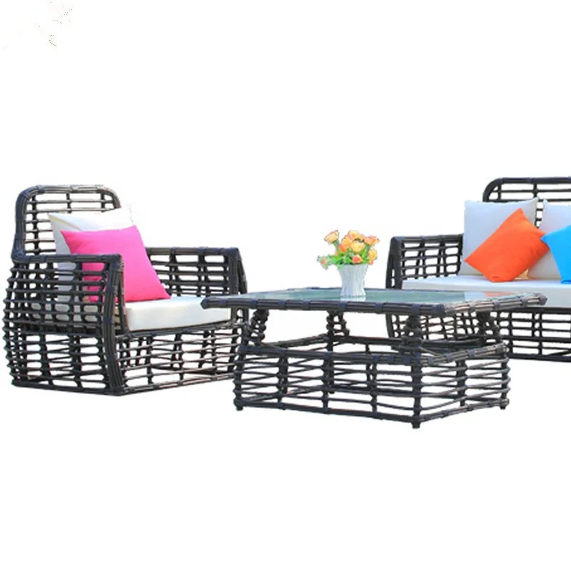 
Garden Furniture Sets Complete Set of Tables and Chairs Outdoor Furniture Table Marble Stone Style Packing Piece Material S380 