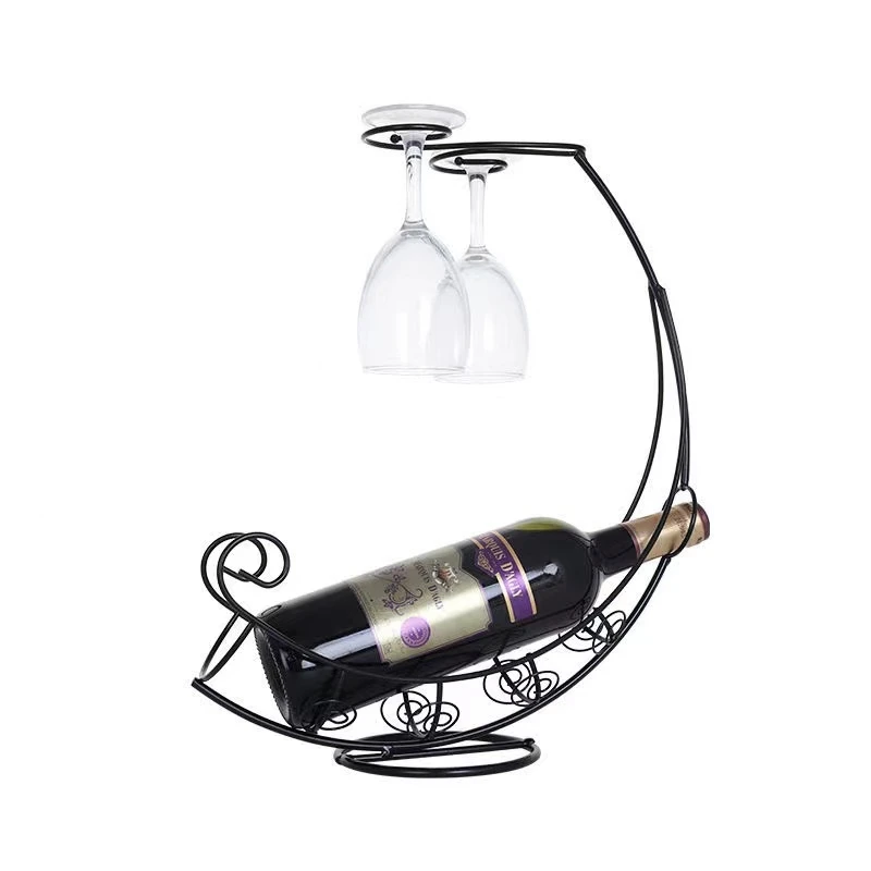 Wholesale Excellent Present Christmas Wine Bottle Holder Rack