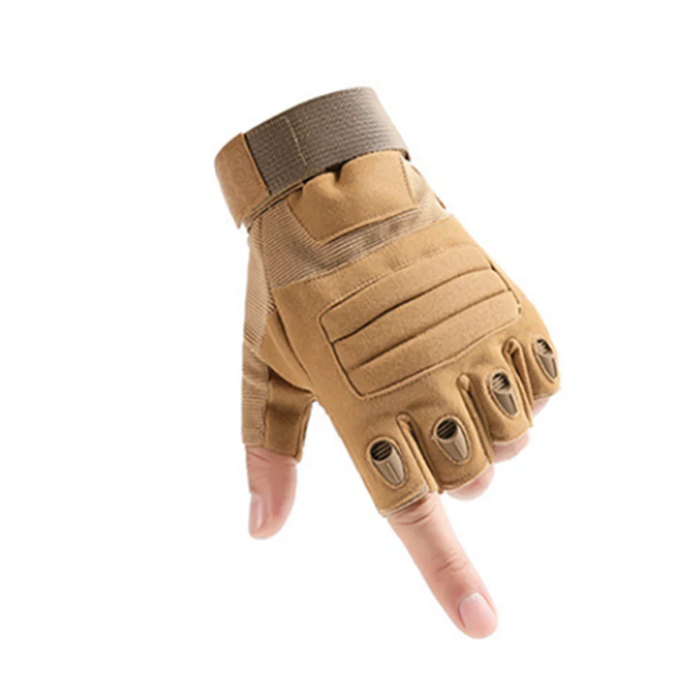  Men Tactical Half Finger Military Glovesss Outdoor Protection Non-slip