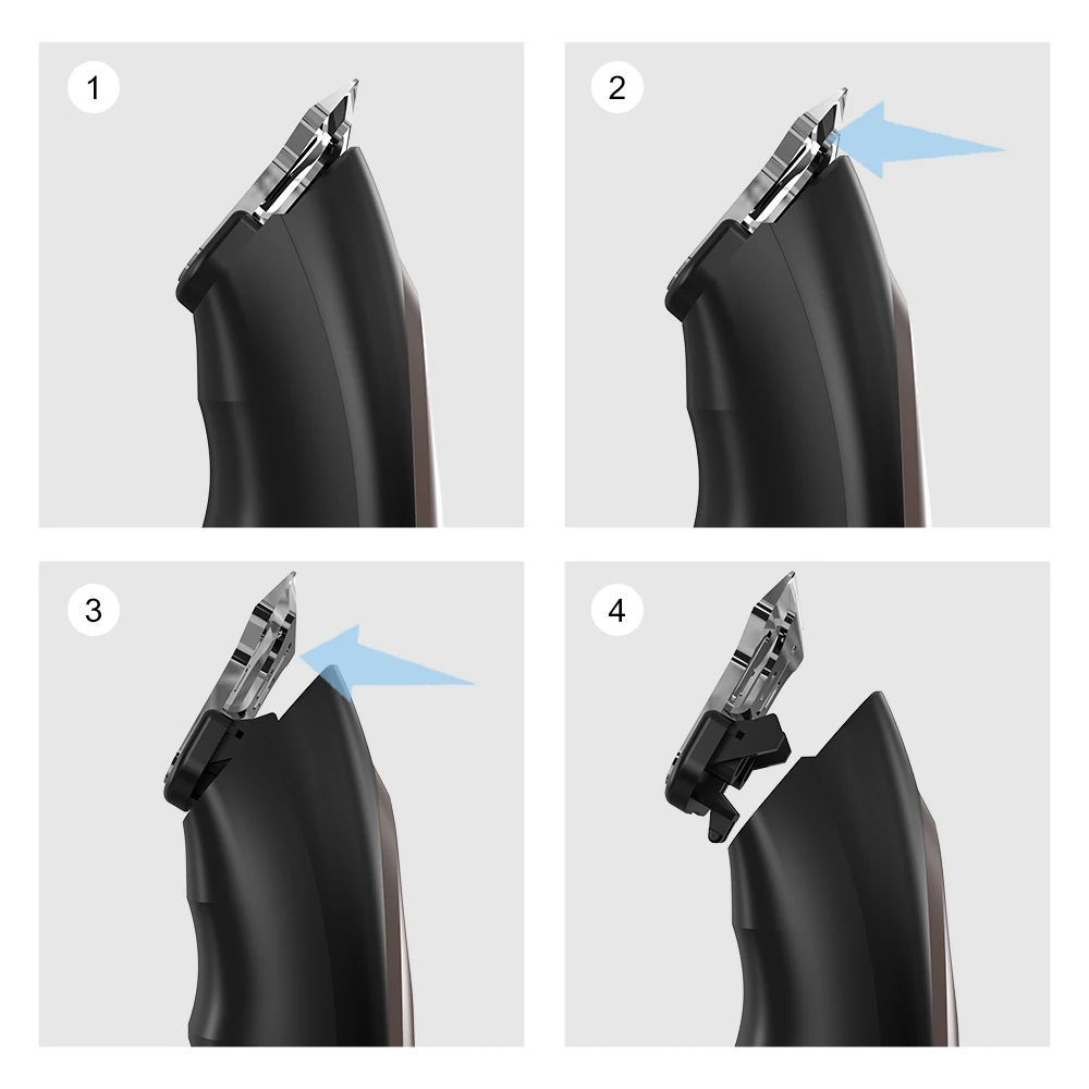 Silvercrest Zero Shaver Haircut Machine Electric Hair Clipper Magnetic Motor Cordless Clipper Usb IPX7 OEM Stainless Steel 7220