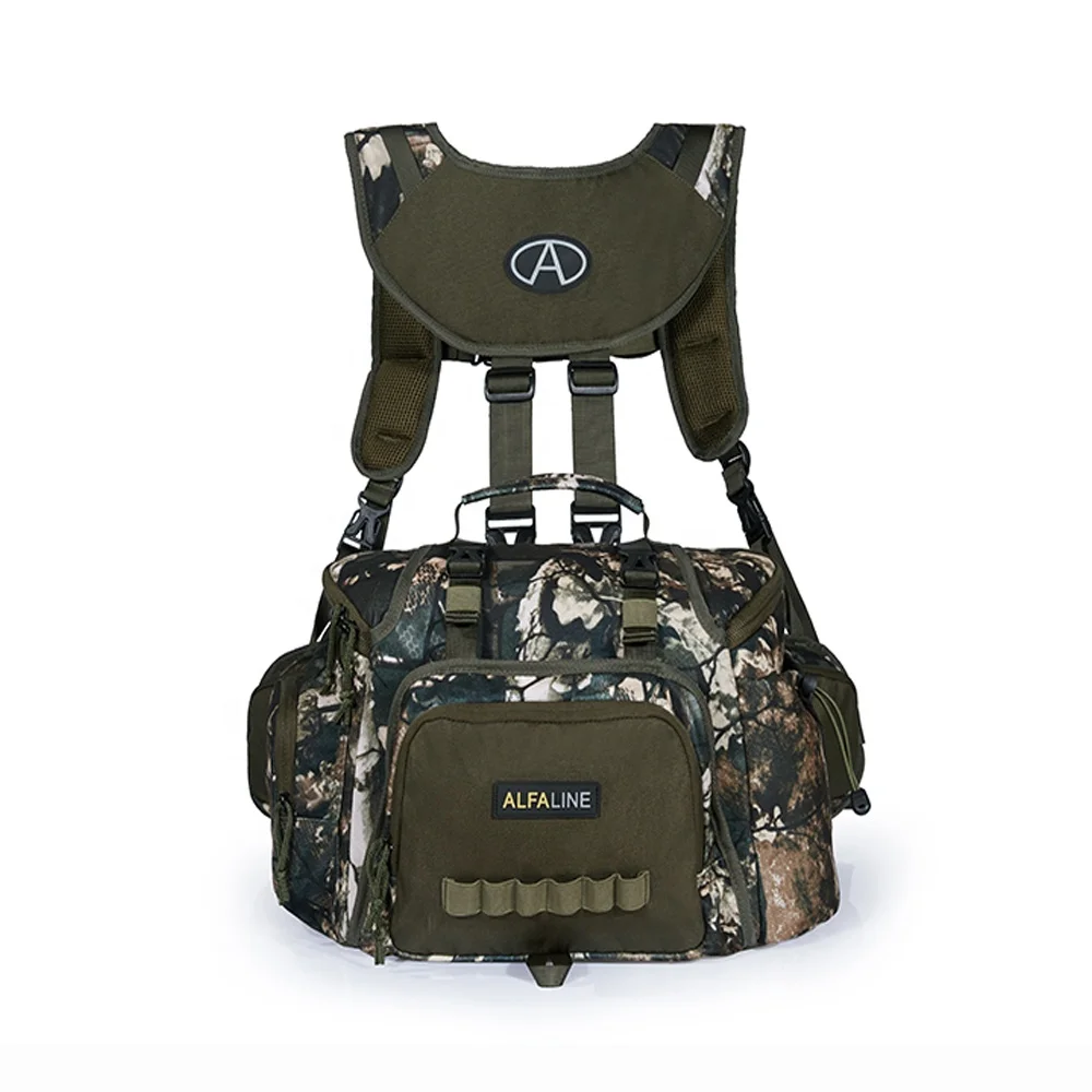 ALFA Outdoor Duck hunting blind bag Waterfowl hunting pack Camo hunting backpack