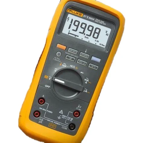 built-in thermometer and temperature probe measuring non-linear signals fluke 87V digital multimeter