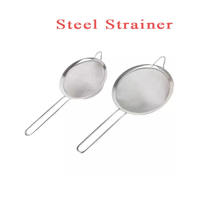 8cm Premium high quality Best For Home Stainless Steel Mesh Colander Fine Mesh Strainer