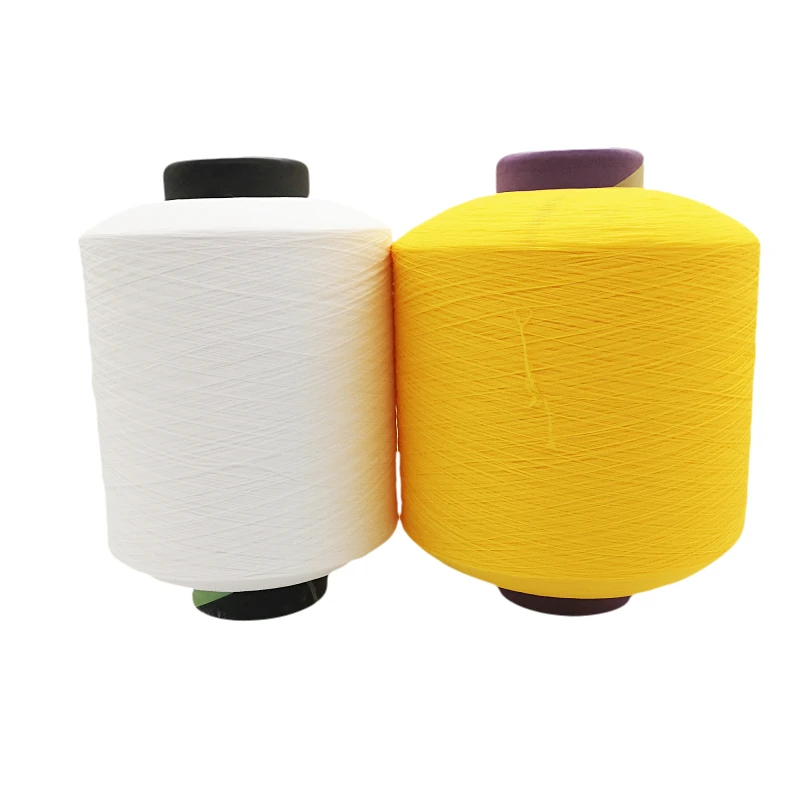 Black 150D Polypropylene Filament Yarn PP Embroidery Yarn Texture DTY 450D Sewing Materials for Knitting Crochet Thread