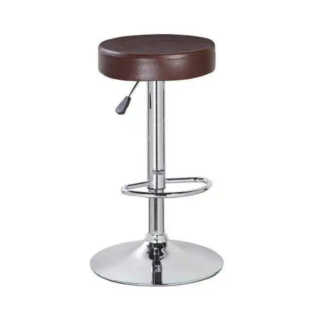 Hot Sell Modern Style Adjustable Kitchen Chair Metal Dining Swivel Bar Chair