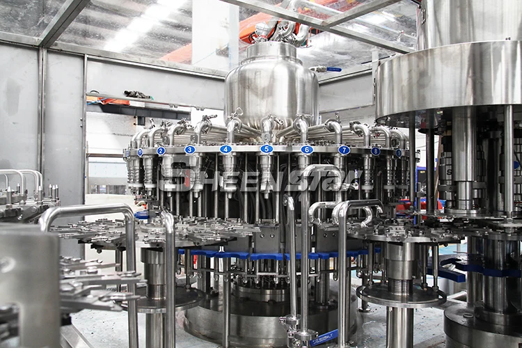 Factory produce milk and juice production line