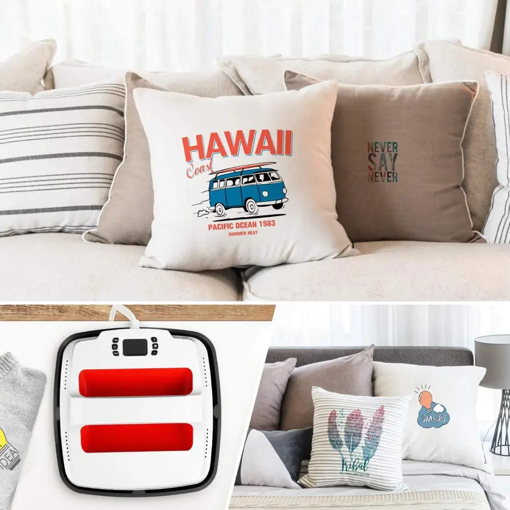 
2020 New Hobby Heat Press Machine,Portable 9 X 9 inches Sublimation Shirt Heat Press Machine Easy Press 
