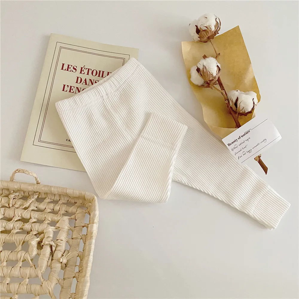 Wholesale Baby Toddler Unisex Striped Trousers Boy Girl kids Children knitted Trousers Pants