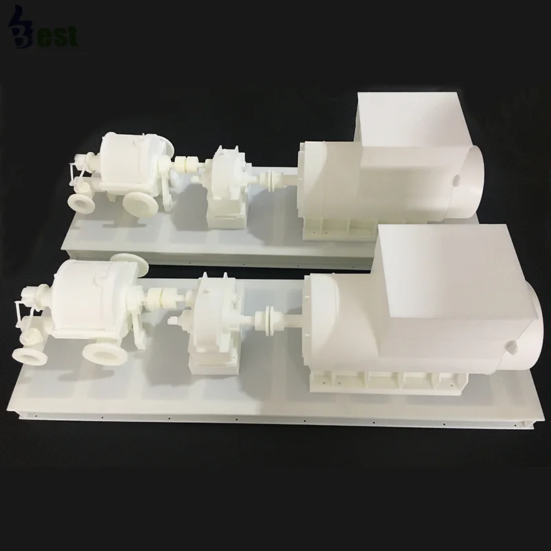 Алюминиевая 3D-печать на заказ быстрый прототип металла стали большого пластика нейлона pa66 sls большая SLA смола услуги