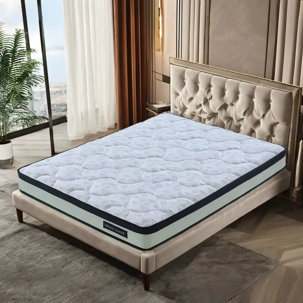 Factory Customized King-Size Mattress with Silent Pocket Spring Contemporary Design Foam Latex Material for Bedroom Furniture