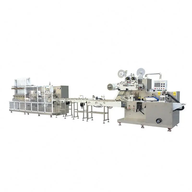 Full Auto Wet Tissue Making And Packing Machine Mini Wipe Pocket Wipes