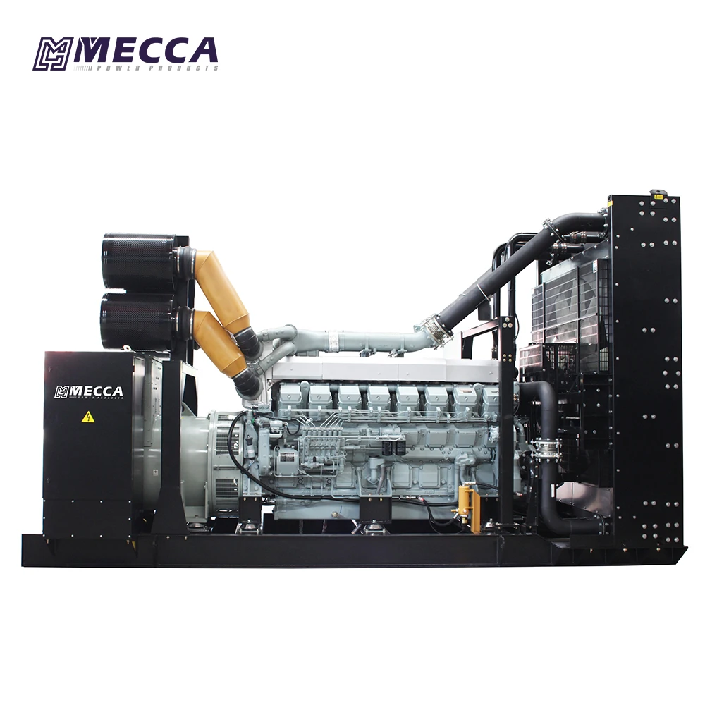 1750KVA Continuous MITSUBISHI Engine S16R-PTA Diesel Power Generator Set for Oil/gas Station
